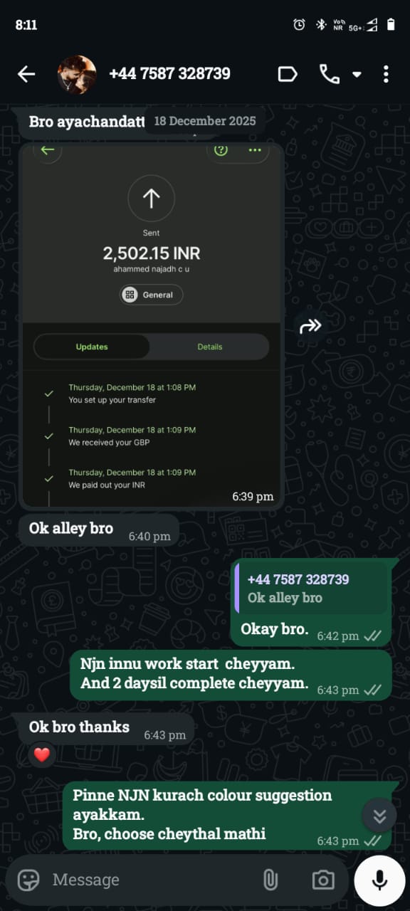 Client Proof Screenshot