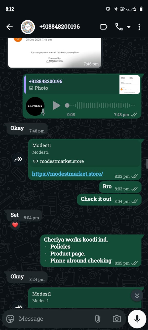 Client Proof Screenshot