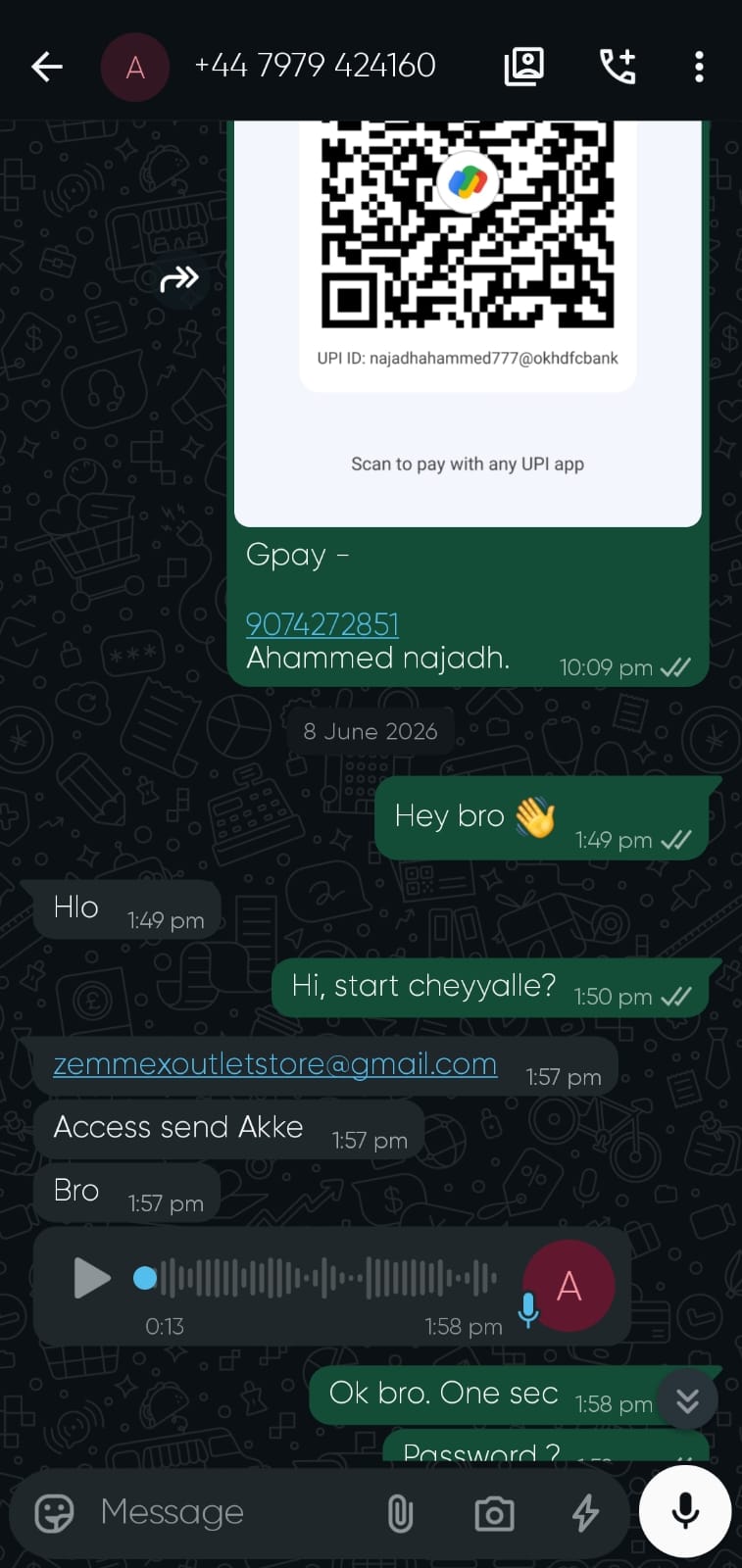 Client Proof Screenshot